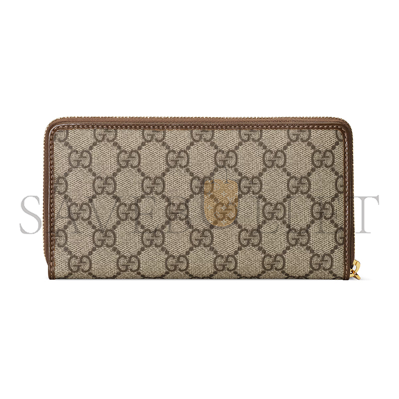 GUCCI HORSEBIT 1955 ZIP AROUND WALLET ‎621889 (19*10*4cm)